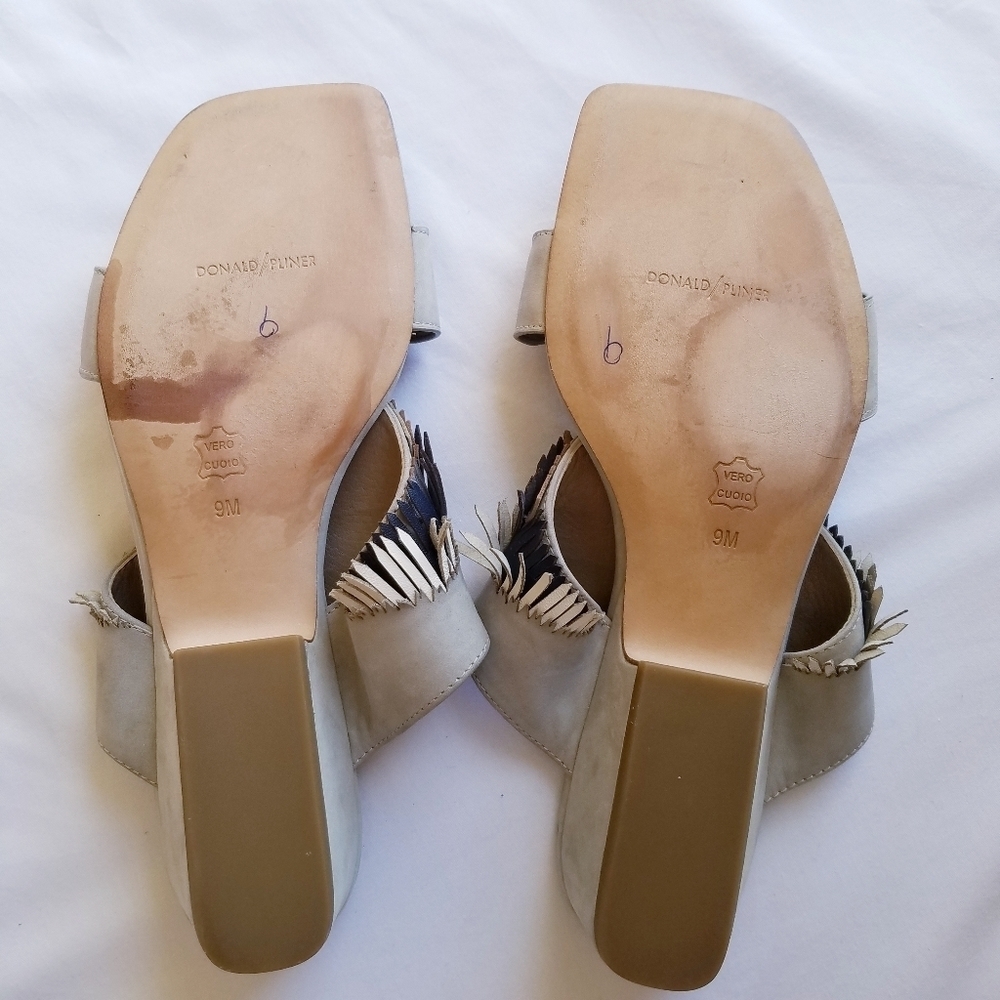 🌸 Donald J Pliner | Mint Suede Darcie Sand - Picture 5 of 8
